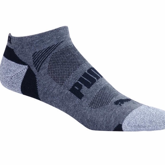 Pack Puma White Black Gray Ankle Socks Sock - Picture 6 of 7